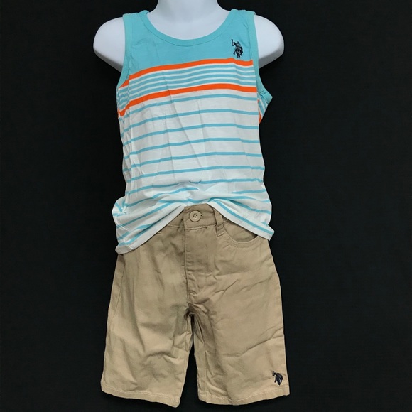 U.S. Polo Assn. Other - Polo Assn. Boys’ 2-Piece Tank Top and Shorts NWT
